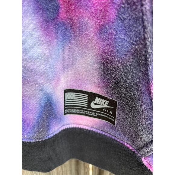 Nike Purple Galaxy hoodie sweatshirt Size Large - Picture 5 of 5